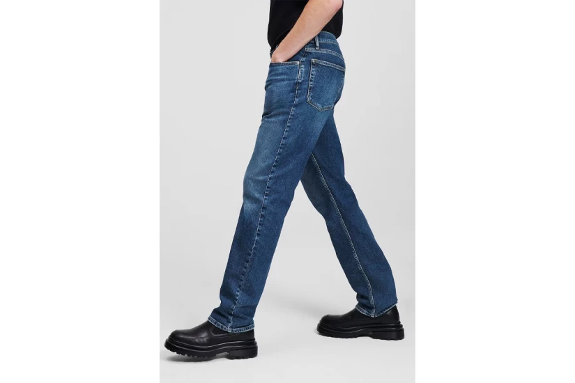 Karl Lagerfeld Straight Denim Ανδρικό Τζιν Παντελόνι Μπλε