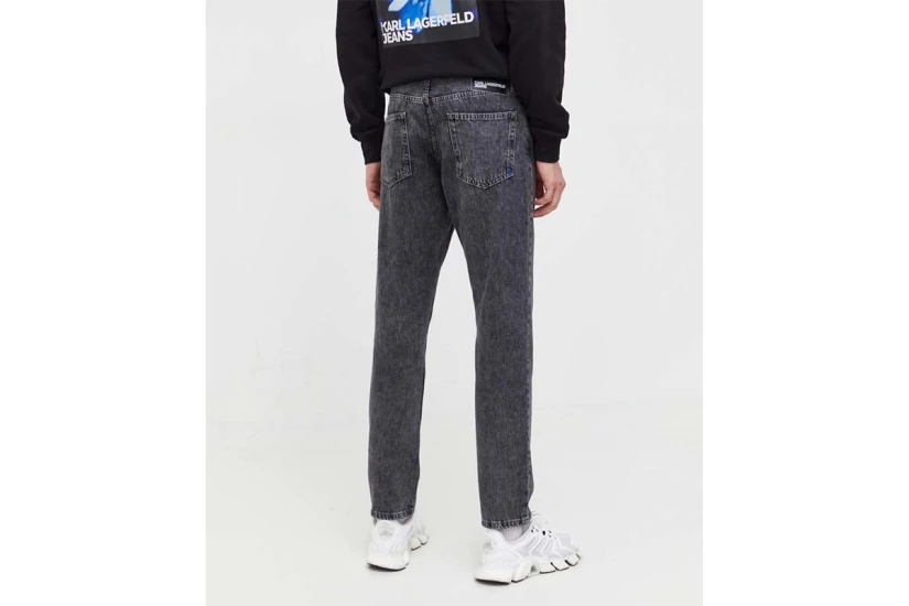 Karl Lagerfeld Tapered Ανδρικό Τζιν Παντελόνι Μαύρο