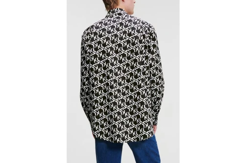 Karl Lagerfeld Monogram Πουκάμισο Μακρυμάνικο Ανδρικό (236D1604 J188)