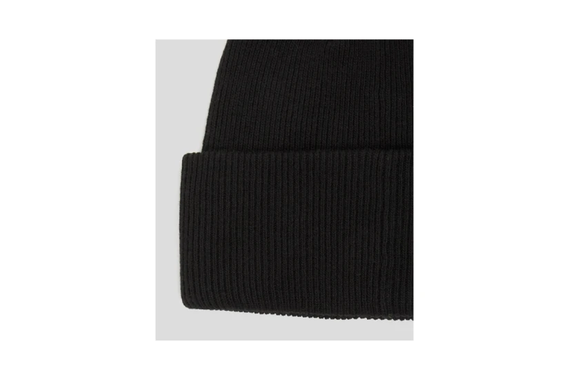 Karl Lagerfeld Knitted Χειμερινό Σκουφάκι Μαύρο