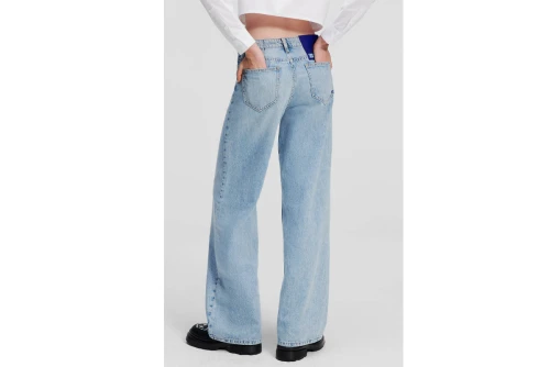 Karl Lagerfeld Mr Relaxed Denim Παντελόνι Τζιν Γυναικείο (236J1116 J124)