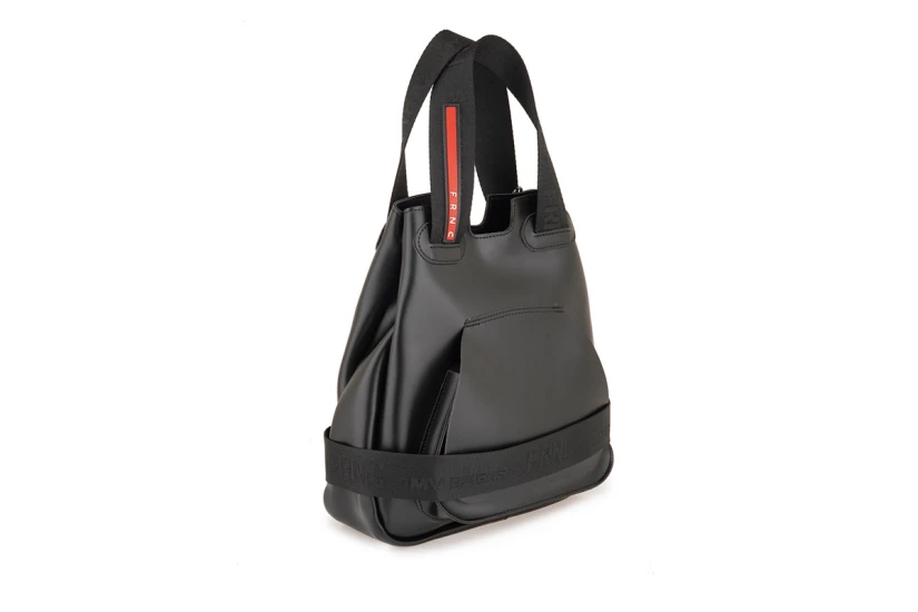 Frnc Pilot Pocket Bucket Eco Pelle Τσάντα Χειρός (2370 BLK)