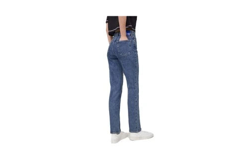 Karl Lagerfeld Hr Tapered Denim Παντελόνι Τζιν Γυναικείο (240J1114 J260)