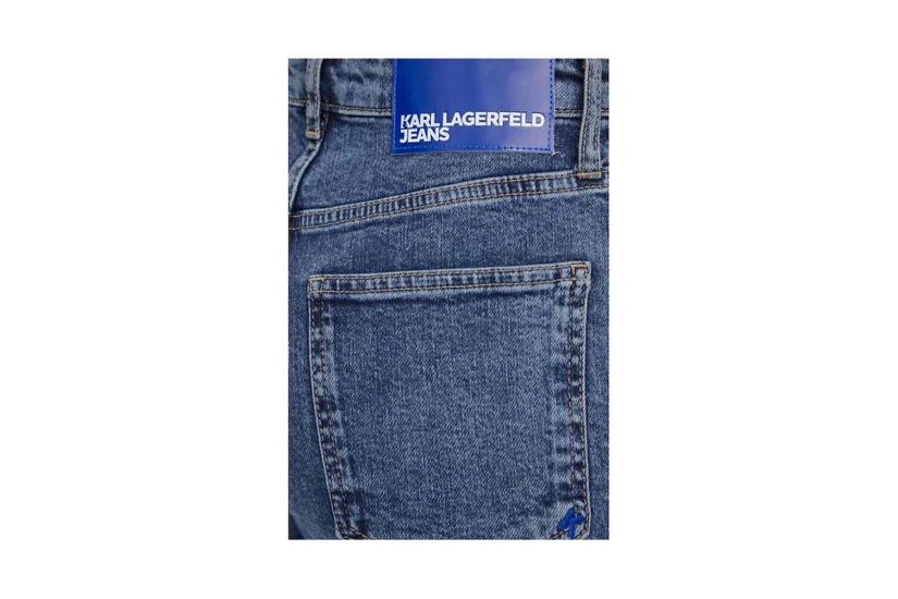 Karl Lagerfeld Tapered Γυναικείο Ψηλόμεσο Τζιν Παντελόνι Μπλε