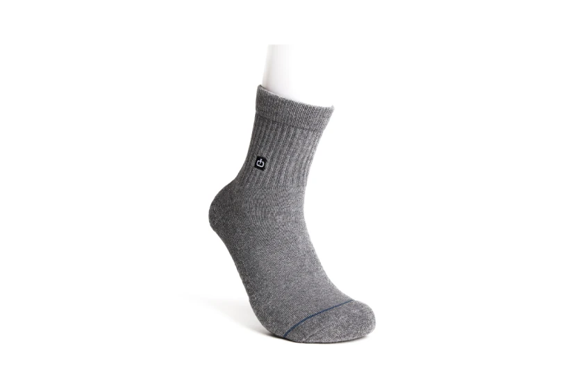 Emerson Premium Unisex Μεσαίες Kάλτσες 2 Τεμάχια Μαύρες, Γκρι
