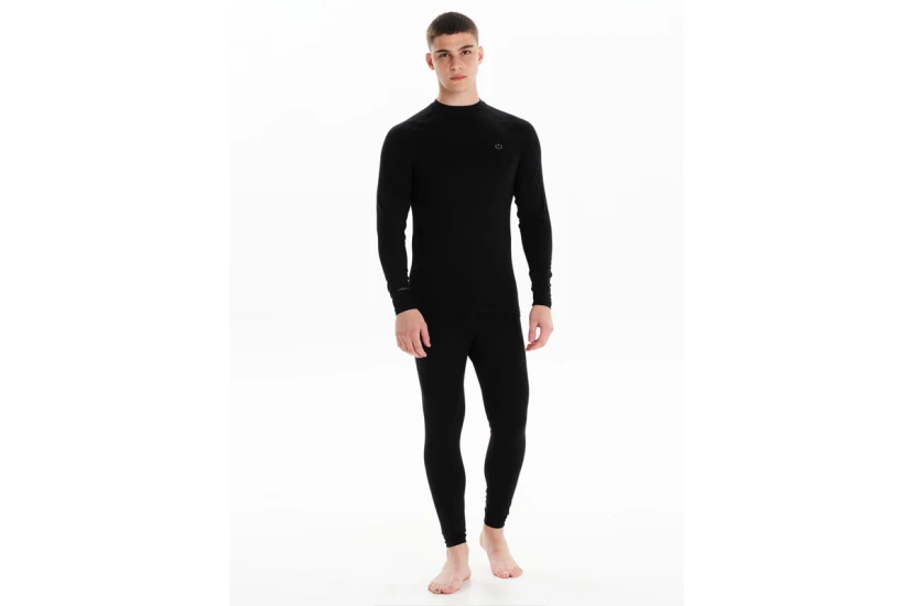 Emerson Base Layer Ανδρική Μακρυμάνικη Ισοθερμική Μπλούζα Μαύρη