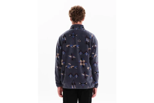 Emerson Ζακέτα Fleece Ανδρική (242.EM29.109 PR409 STONE BLUE)