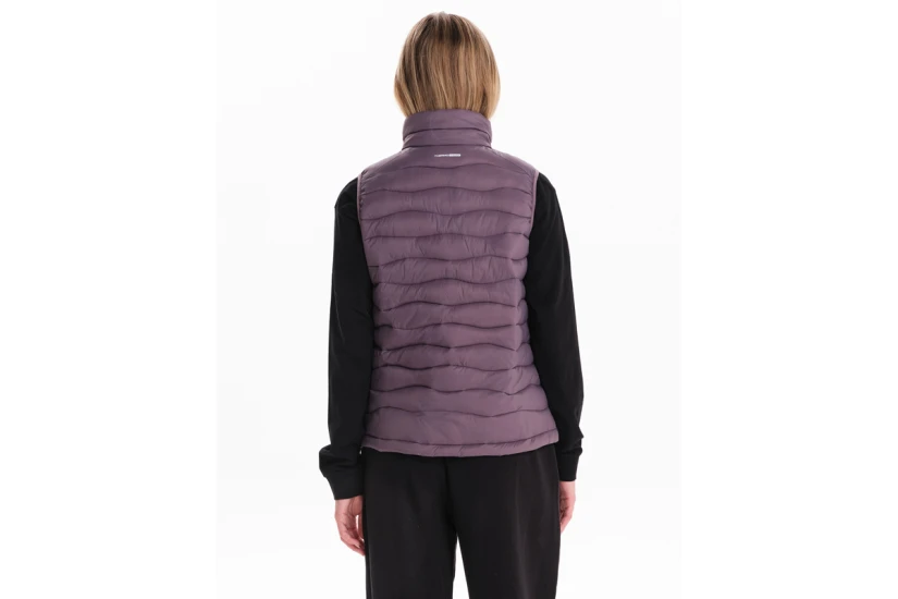 Emerson Γυναικείο Μπουφάν Puffer Αμάνικο Μωβ