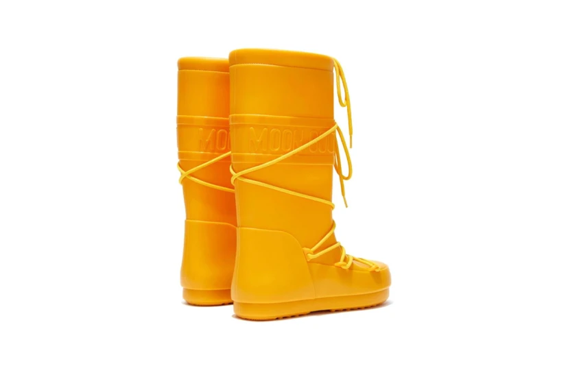 Moon Boot Icon Rain Boots Μπότες Κίτρινες