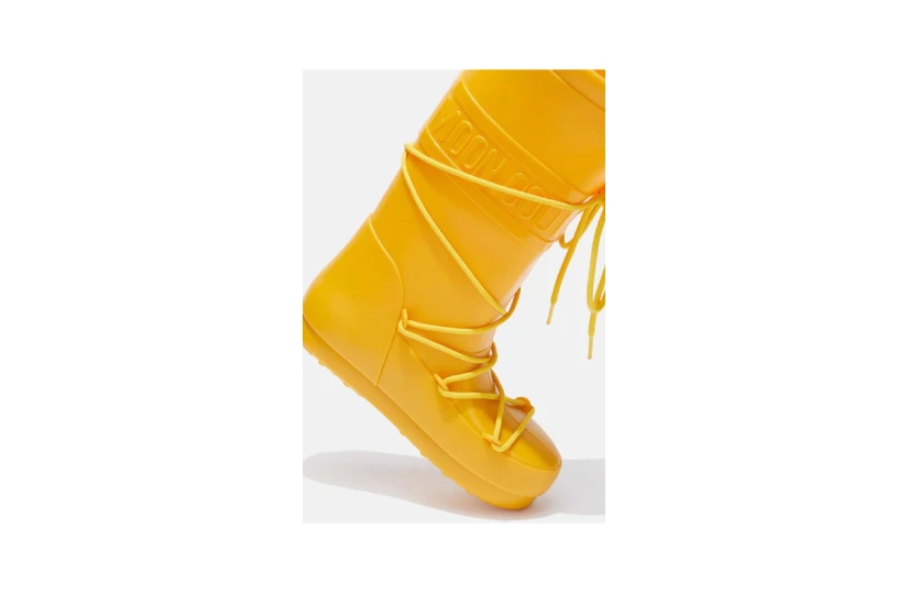 Moon Boot Icon Rain Boots Μπότες Κίτρινες