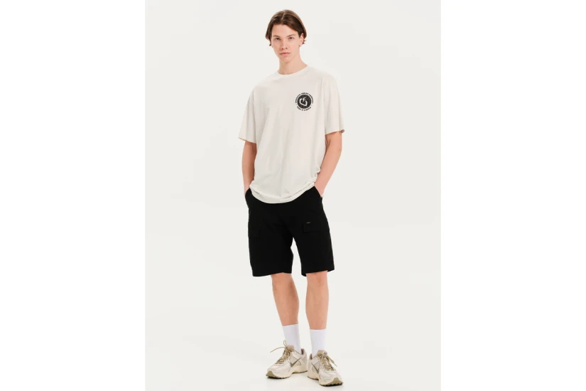 Emerson Genius Company Keep It Simple Ανδρικό Κοντομάνικο T-Shirt Γκρι Ανοιχτό