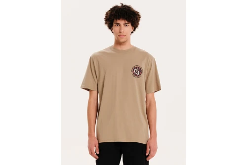 Emerson Genius Company Keep It Simple T-Shirt Ανδρικό (251.EM33.04 SMOKE BEIGE)