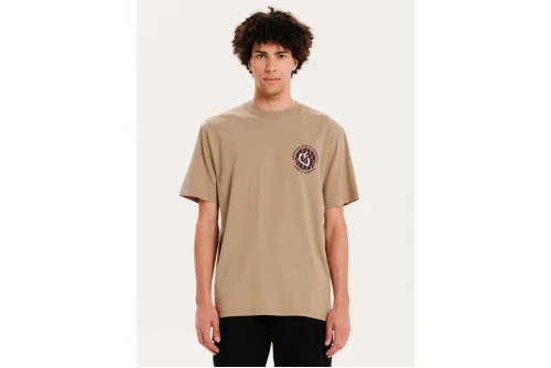 Emerson Genius Company Keep It Simple T-Shirt Ανδρικό (251.EM33.04 SMOKE BEIGE)