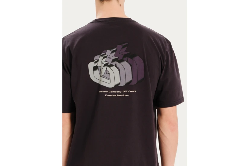 Emerson Company 3D Visions Ανδρικό Κοντομάνικο T-Shirt Μπλε Σκούρο