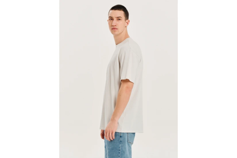 Emerson Ανδρικό Κοντομάνικο T-Shirt Γκρι Ανοιχτό