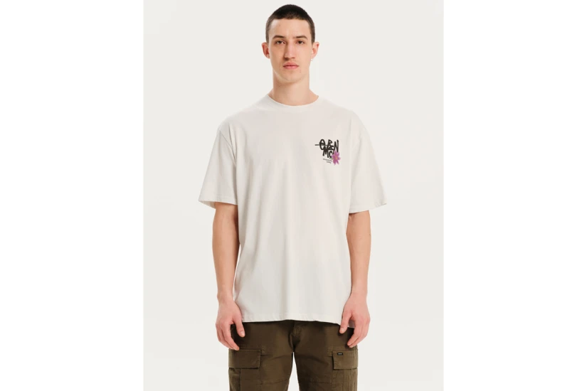 Emerson Ανδρικό Κοντομάνικο T-Shirt Γκρι Ανοιχτό
