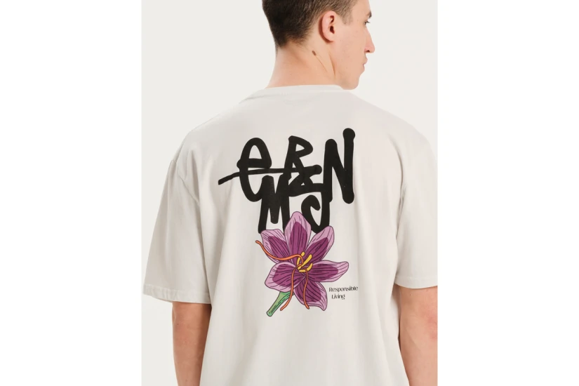 Emerson Ανδρικό Κοντομάνικο T-Shirt Γκρι Ανοιχτό