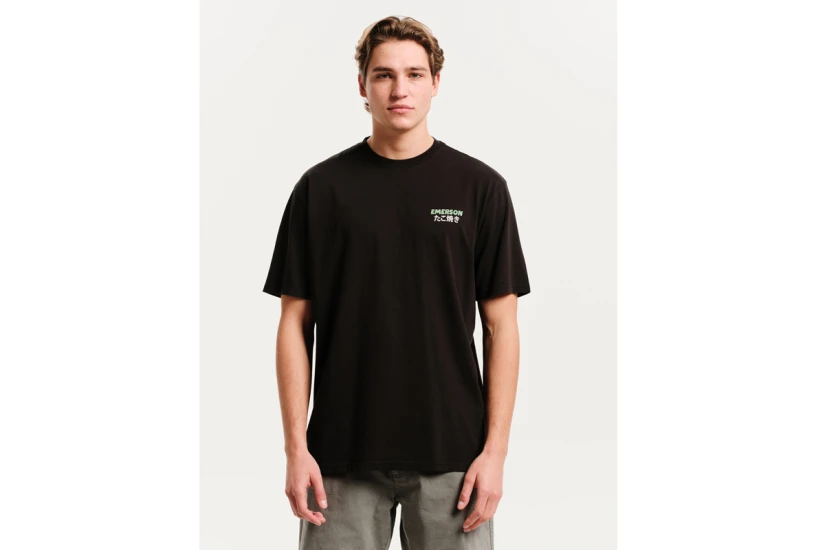 Emerson TAKOYAKI Ανδρικό Κοντομάνικο T-Shirt Μαύρο