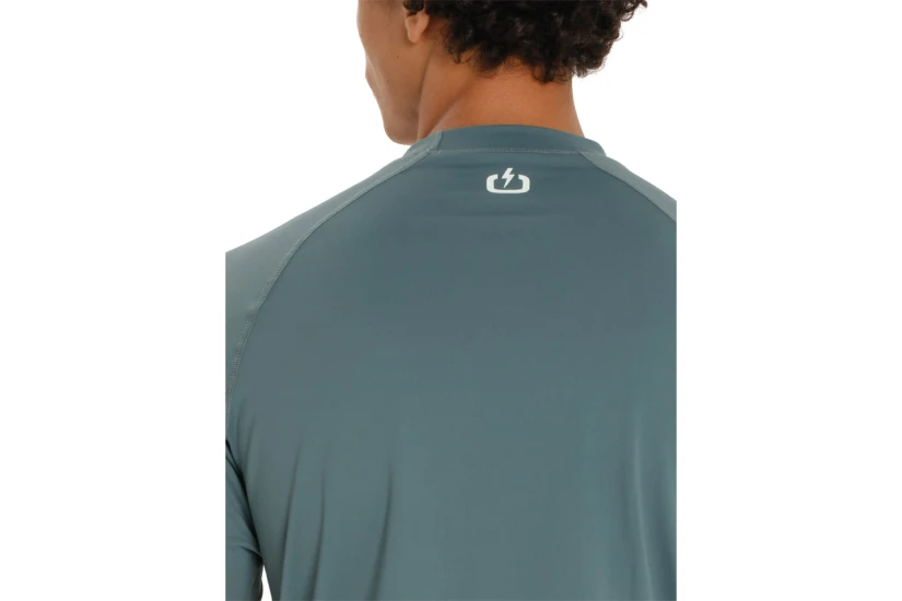 Emerson Rashguard Ανδρική Κοντομάνικη Μπλούζα UV Protection Λαδί