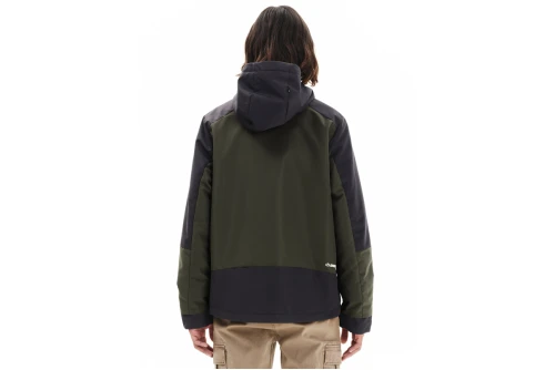 Emerson Hooded Μπουφάν Αντιανεμικό Ανδρικό (252.EM10.115 PINE GREEN-EBONY)