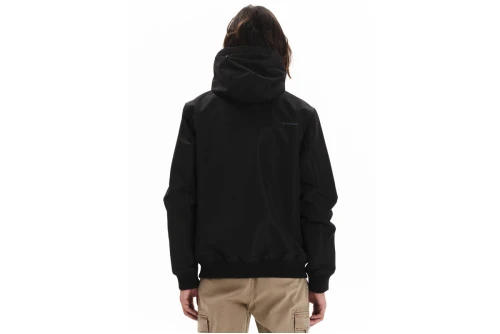 Emerson Hooded Μπουφάν Bomber Ανδρικό (252.EM10.31 BLACK)