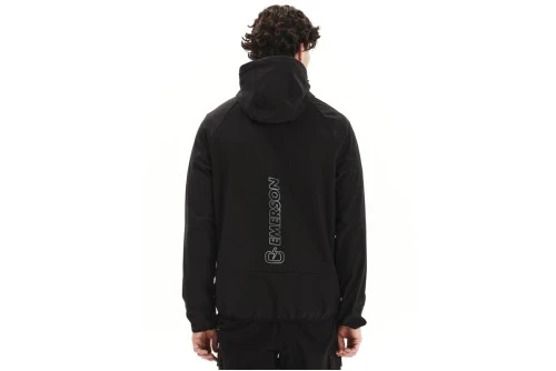 Emerson Raglan Bonded Μπουφάν Αντιανεμικό Ανδρικό (252.EM11.11 BLACK)
