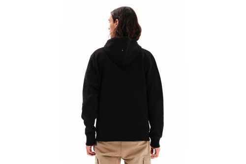Emerson Logo Hoodie Ανδρικό (252.EM20.01 BLACK-EBONY)