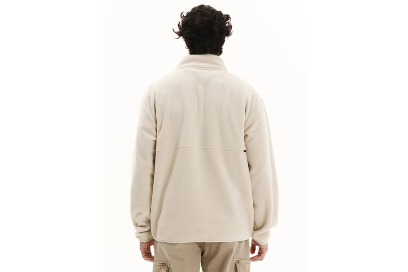 Emerson Half Zip Ανδρική Μακρυμάνικη Μπλούζα Fleece με Φερμουάρ Μπεζ