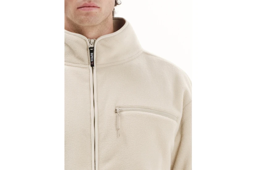 Emerson Half Zip Ανδρική Μακρυμάνικη Μπλούζα Fleece με Φερμουάρ Μπεζ