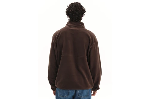 Emerson Half Zip Μπλούζα Fleece Με Φερμουάρ Ανδρική (252.EM28.06 D. BROWN)