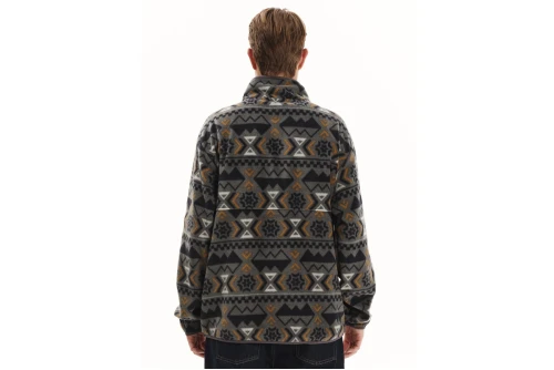 Emerson Half Zip Μπλούζα Fleece Με Φερμουάρ Ανδρική (252.EM28.106 PR547 DEEP PINE)