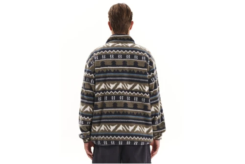 Emerson Half Zip Μπλούζα Fleece Με Φερμουάρ Ανδρική (252.EM280.105 PR538 DUSTY OLIV)