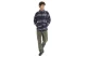 Emerson Ανδρική Ζακέτα Fleece Μπλε Σκούρο, Λευκή