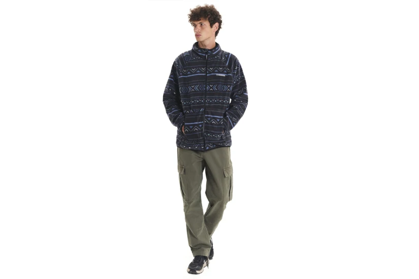 Emerson Ανδρική Ζακέτα Fleece Ανθρακί, Πράσινη, Μπλε