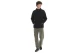 Emerson Full Zip Ανδρική Ζακέτα Fleece Μαύρη