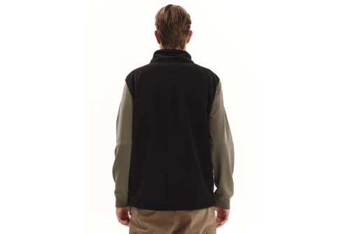 Emerson Αμάνικη Ζακέτα Fleece Ανδρική (252.EM29.50 BLACK)