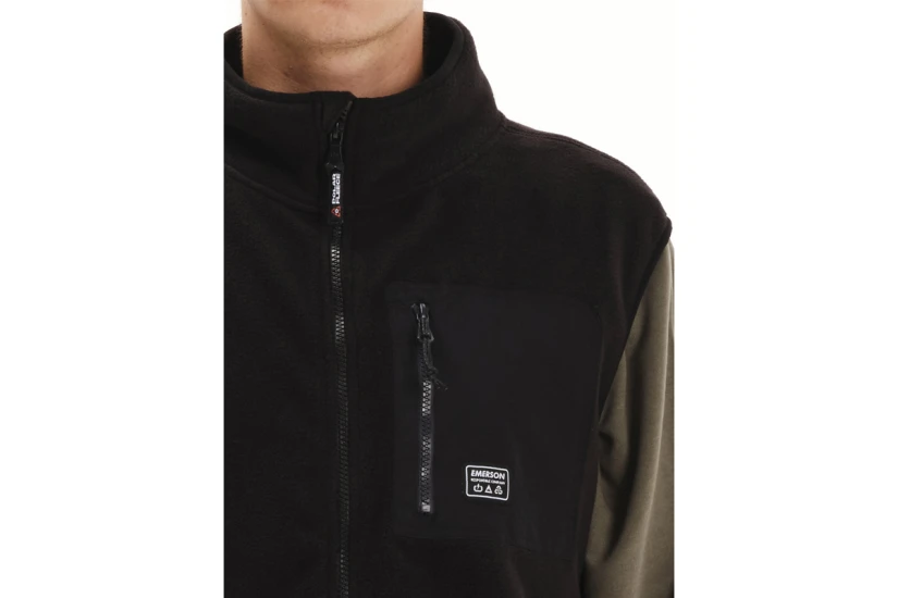 Emerson Ανδρικό Γιλέκο Fleece Μαύρο