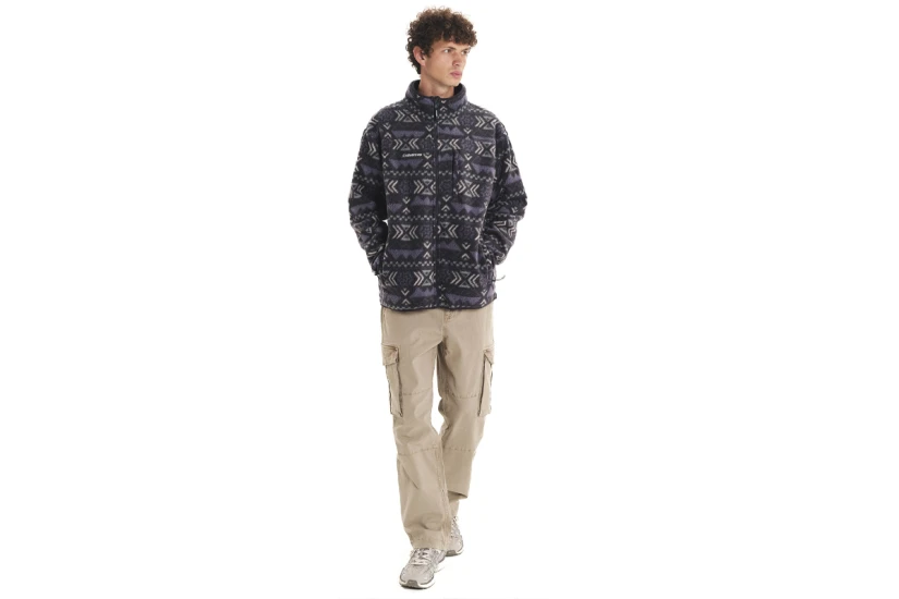 Emerson Ανδρική Ζακέτα Fleece Πολύχρωμη