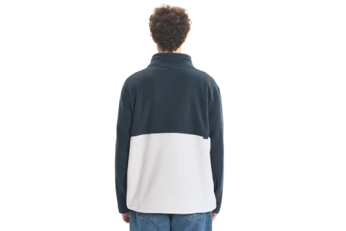 Emerson Full Zip Ζακέτα Fleece Ανδρική (252.EM290.27 OFF WHITE-TEAL)