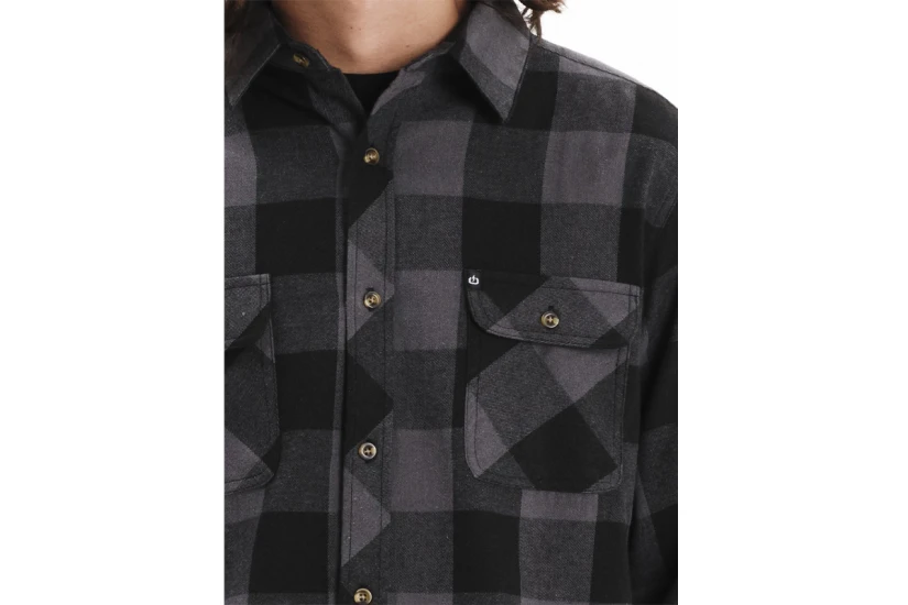 Emerson Checkered Button Down Flannel Ανδρικό Μακρυμάνικο Πουκάμισο