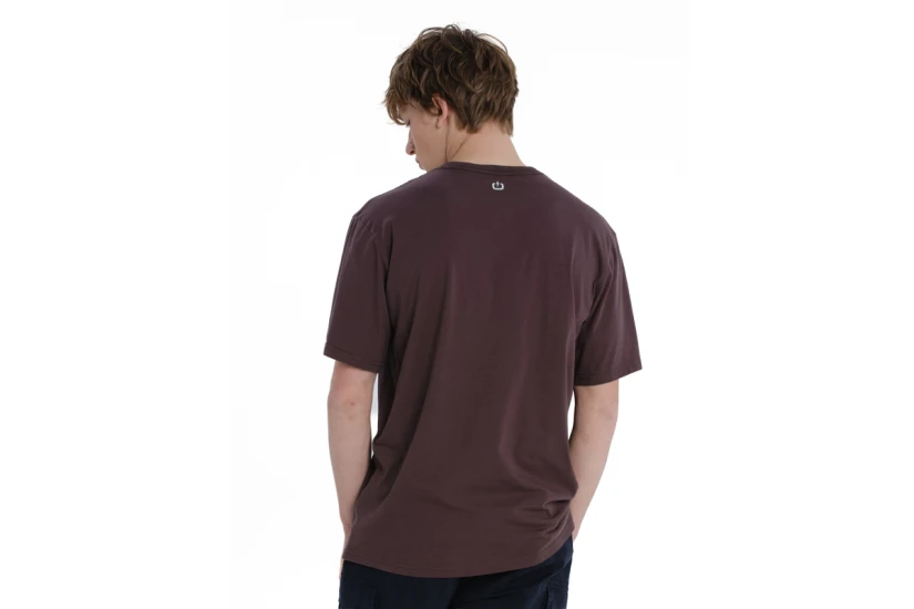 Emerson Logo Ανδρικό Κοντομάνικο T-Shirt Μπορντό