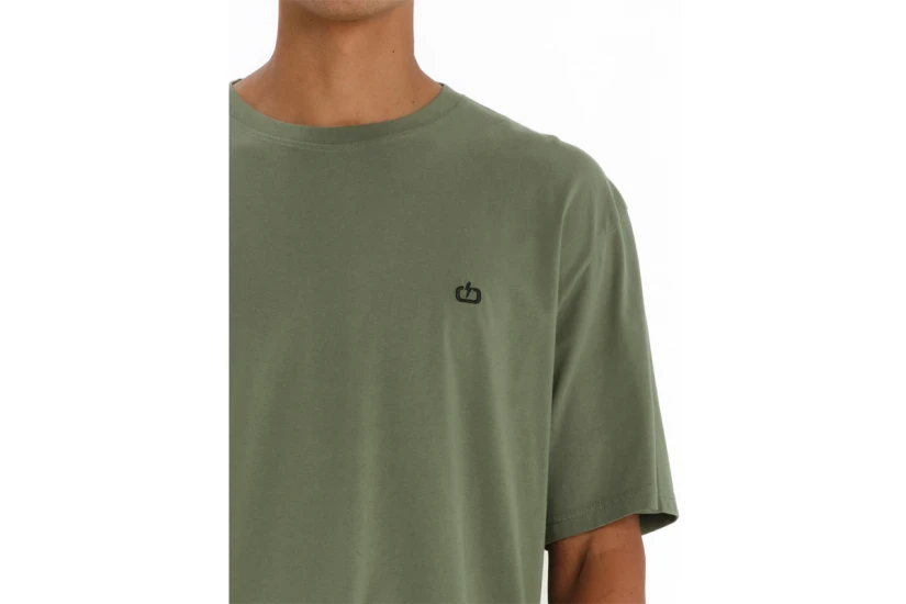 Emerson Solid Ανδρικό Κοντομάνικο T-Shirt Λαδί