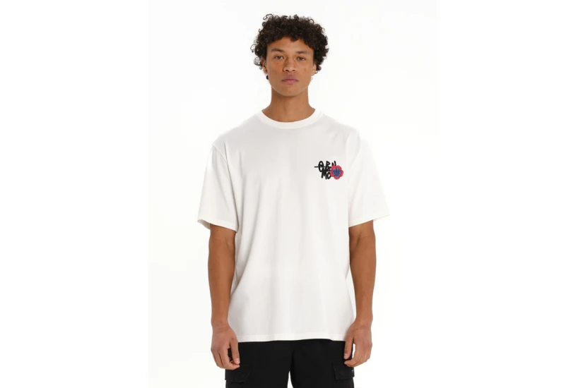 Emerson Flower Ανδρικό Κοντομάνικο T-Shirt Λευκό