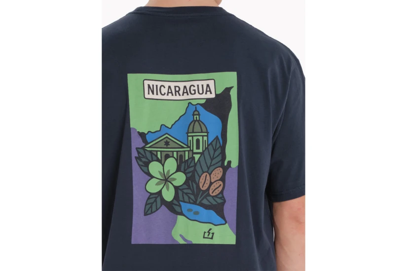 Emerson Nicaragua Ανδρικό Κοντομάνικο T-Shirt Μπλε Σκούρο