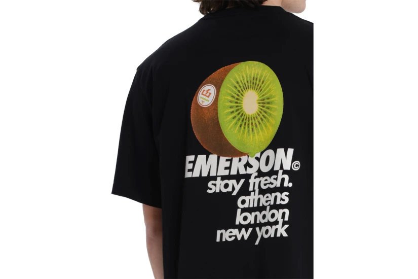 Emerson Kiwi Ανδρικό Κοντομάνικο T-Shirt Μαύρο