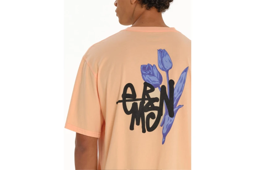 Emerson Ανδρικό Κοντομάνικο T-Shirt Σομόν