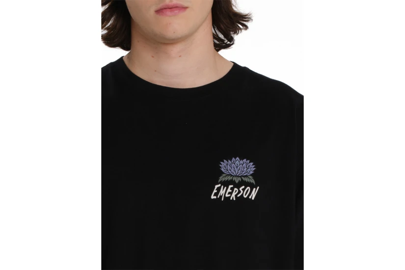 Emerson Flower Ανδρικό Κοντομάνικο T-Shirt Μαύρο