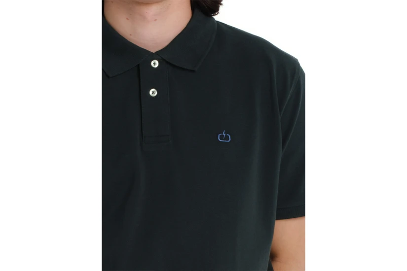 Emerson Ανδρικό Κοντομάνικο Polo T-Shirt Ανθρακί