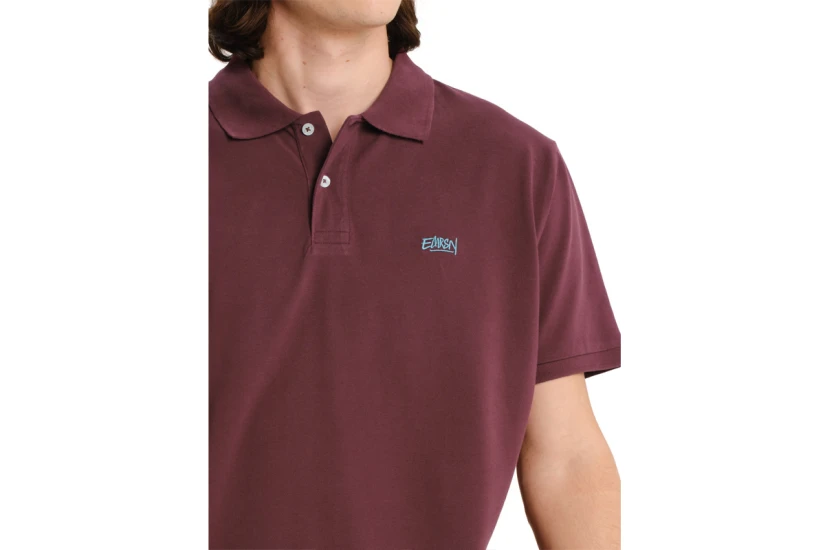 Emerson Ανδρικό Κοντομάνικο Polo T-Shirt Μπορντό