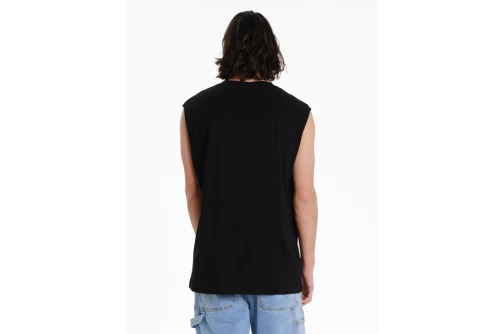 Emerson Logo Embroidery Μπλούζα Αμάνικη Ανδρική (261.EM37.125 BLACK)